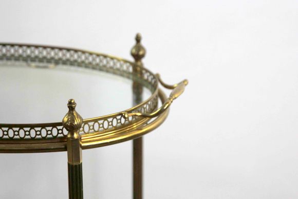 Сервировочный столик с двумя съёмными подносами