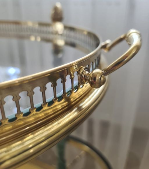 Очень красивый сервировочный столик. Европа. Середина 20века.