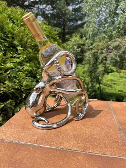 Винтажный осьминог – подставка для бутылки