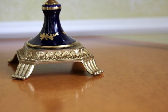 Винтажная ваза с латунными ручками.Европа. Начало 20 века