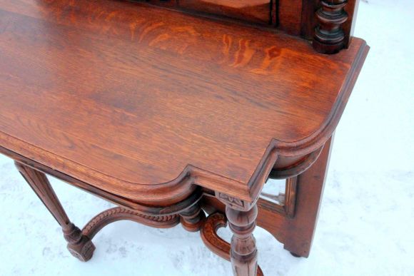 Великолепное, старинное напольное зеркало