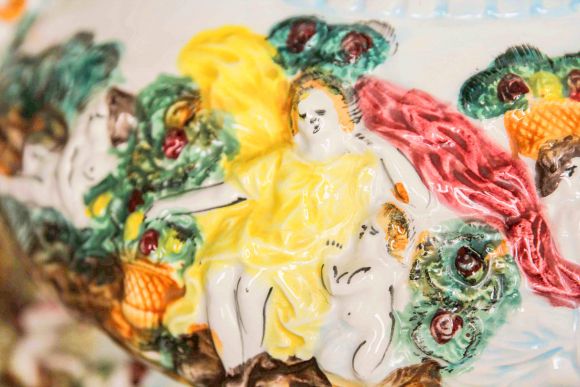 Яркая огромная итальянская супница или ВАЗА Capademonte