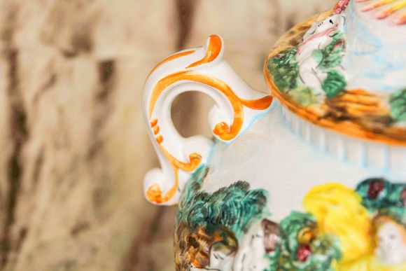 Яркая огромная итальянская супница или ВАЗА Capademonte