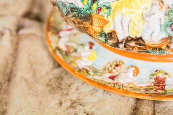 Яркая огромная итальянская супница или ВАЗА Capademonte