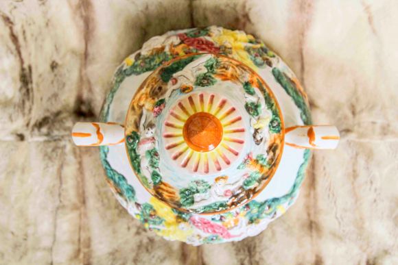 Яркая огромная итальянская супница или ВАЗА Capademonte