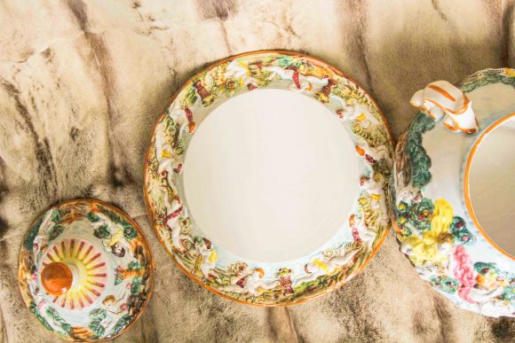 Яркая огромная итальянская супница или ВАЗА Capademonte