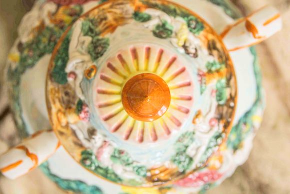 Яркая огромная итальянская супница или ВАЗА Capademonte