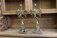 Роскошные бронзовые канделябры