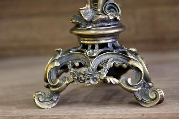 Роскошные бронзовые канделябры