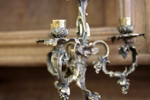Роскошные бронзовые канделябры
