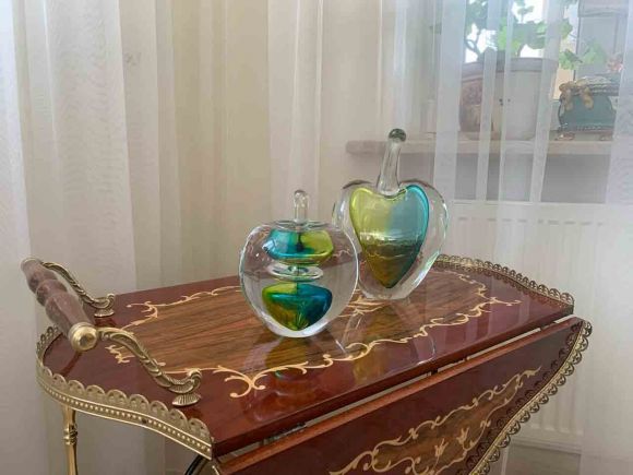 Хрустальные яблоки мурано