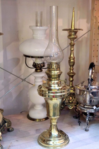 Латунная лампа. Керосинка. KOSMOSBRENNIR.Европа. Начало 20 века