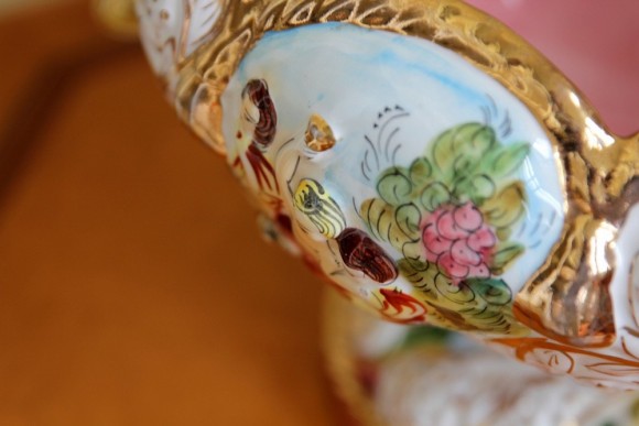 Антикварная ваза - конфетница, Италия Каподимонте