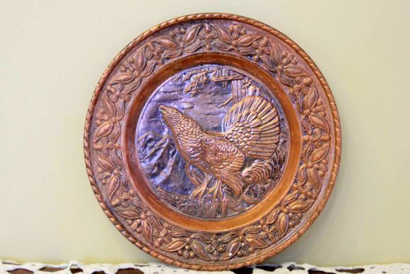 Чудесное панно из меди - Тетерев