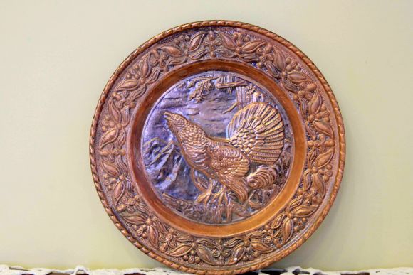 Чудесное панно из меди - Тетерев