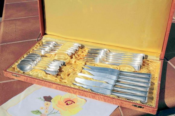 Замечательный набор столовых приборов. Европа. Начало 20 века