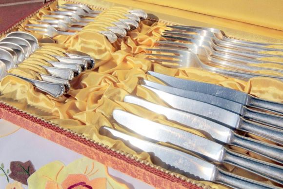 Замечательный набор столовых приборов. Европа. Начало 20 века