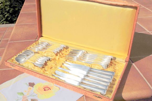 Замечательный набор столовых приборов. Европа. Начало 20 века