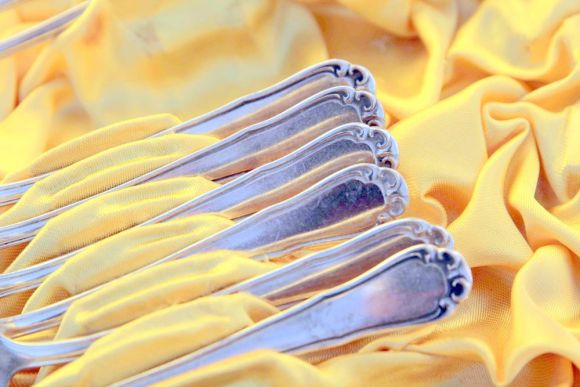 Замечательный набор столовых приборов. Европа. Начало 20 века