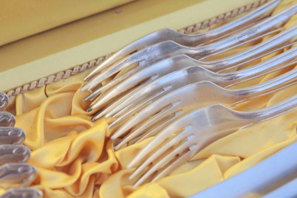 Замечательный набор столовых приборов. Европа. Начало 20 века