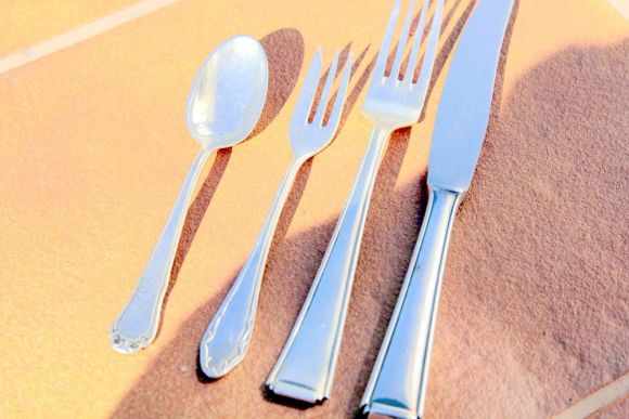 Замечательный набор столовых приборов. Европа. Начало 20 века