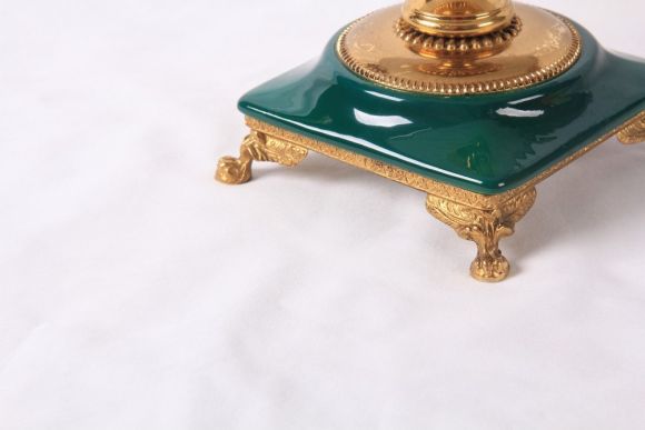 Невероятная Ваза глубокого зеленого цвета. Европа.Начало 20 века