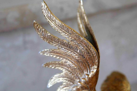 Бои петушков - золоченая латунь. Европа