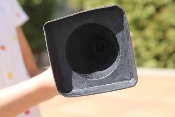 Антикварный подсвечник из латуни. Европа.