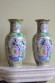 Антикварные фарфоровые вазы роспись. Япония. Начало 20 века