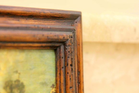 Чудесная винтажная картина голландский дом