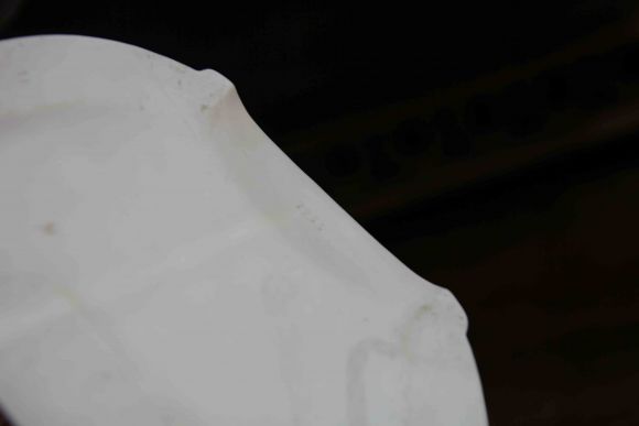 Винтажная карандашница из белоснежного фарфора