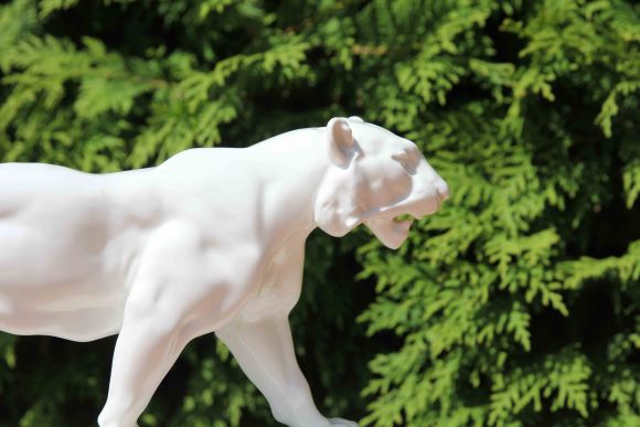 Статуэтка из фарфора "Тигр". KPM Berlin﻿ (КПМ Берлин).