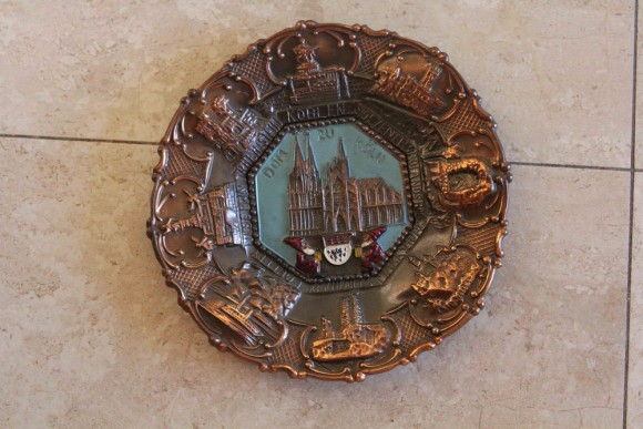Антикварная тарелка настенная "Кельн" .Европа.Начало 20 века