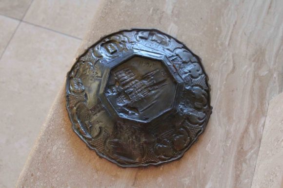 Антикварная тарелка настенная "Кельн" .Европа.Начало 20 века