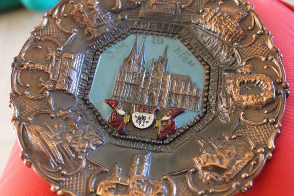 Антикварная тарелка настенная "Кельн" .Европа.Начало 20 века