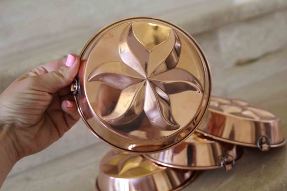 Антикварные формы для выпечки из меди! Европа.Начало 20 века