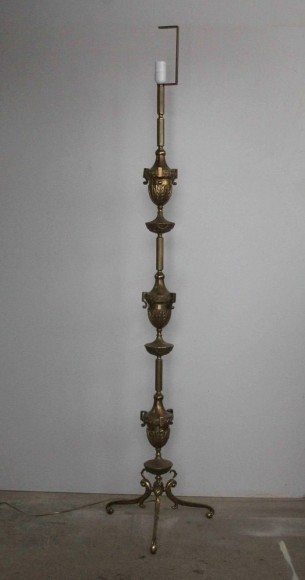 Напольный старинный торшер. Европа. Начало 20 века