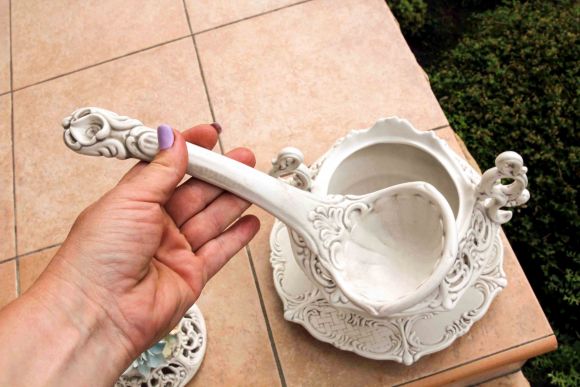 Миниатюрная старинная супница Bassano Italy