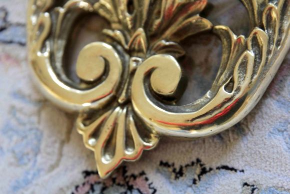 Потрясающие массивные бра на 3 свечи сделаны из латуни