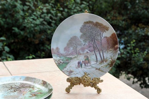 Полная! Коллекция декоративных тарелок "Зимний пейзаж"