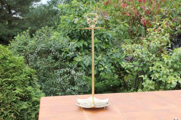 Антикварная зонтница в стиле ар-деко, латунь