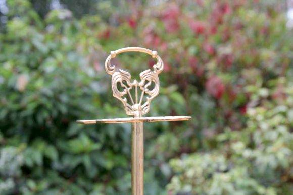 Антикварная зонтница в стиле ар-деко, латунь