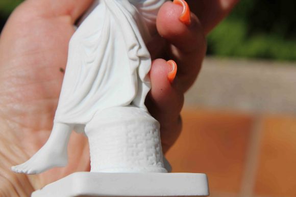 Антикварные статуэтки "Бог Гермес" и "Богиня плодородия" Копенгаген, Дания, 19 век.