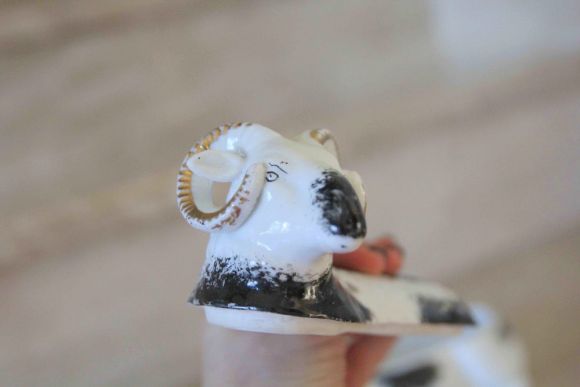 Кузнецовский фарфор масленка. Россия