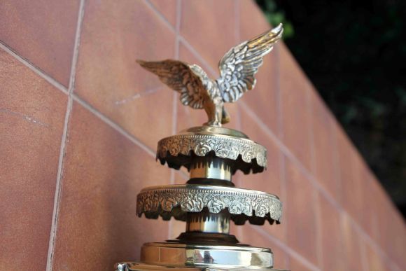 Антикварный каретный фонарь - бра