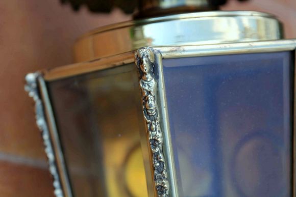 Антикварный каретный фонарь - бра