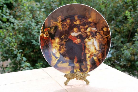 "Ночной дозор" Рембрандт. Большая декоративная тарелка