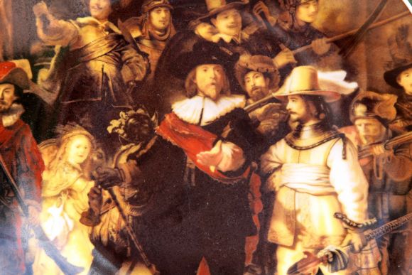 "Ночной дозор" Рембрандт. Большая декоративная тарелка