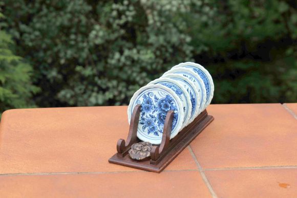 Набор антикварных блюдечек Делфт. Европа. Начало 20 века