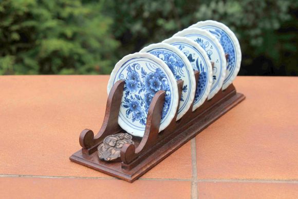 Набор антикварных блюдечек Делфт. Европа. Начало 20 века